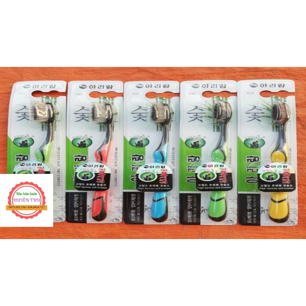 Combo 5 bàn chải than tre Hàn Quốc