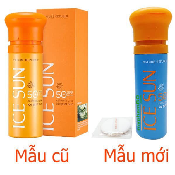 Kem chống nắng Nature Republic Ice Puff Sun SPF50 PA+++ mẫu mới 2020