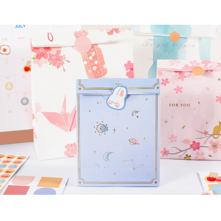 Set 3 Sticker Giấy 120 Hình Nhỏ Trang Trí Dán Sổ Color Block Sweet Baby | ST071