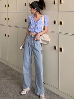 [CÓ SẴN] Quần Jean ống xuông basic