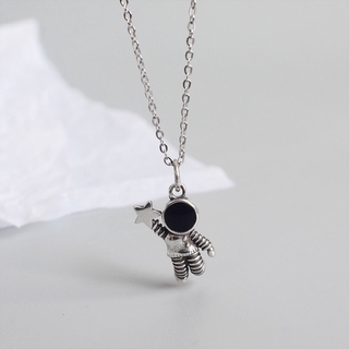 cute sticker Dây chuyền bằng thép titan thiết kế nhiều kiểu dáng phong cách hiphop thời trang cá tính vòng cổ Hình Phi Hành Gia Thời Trang Cá Tính