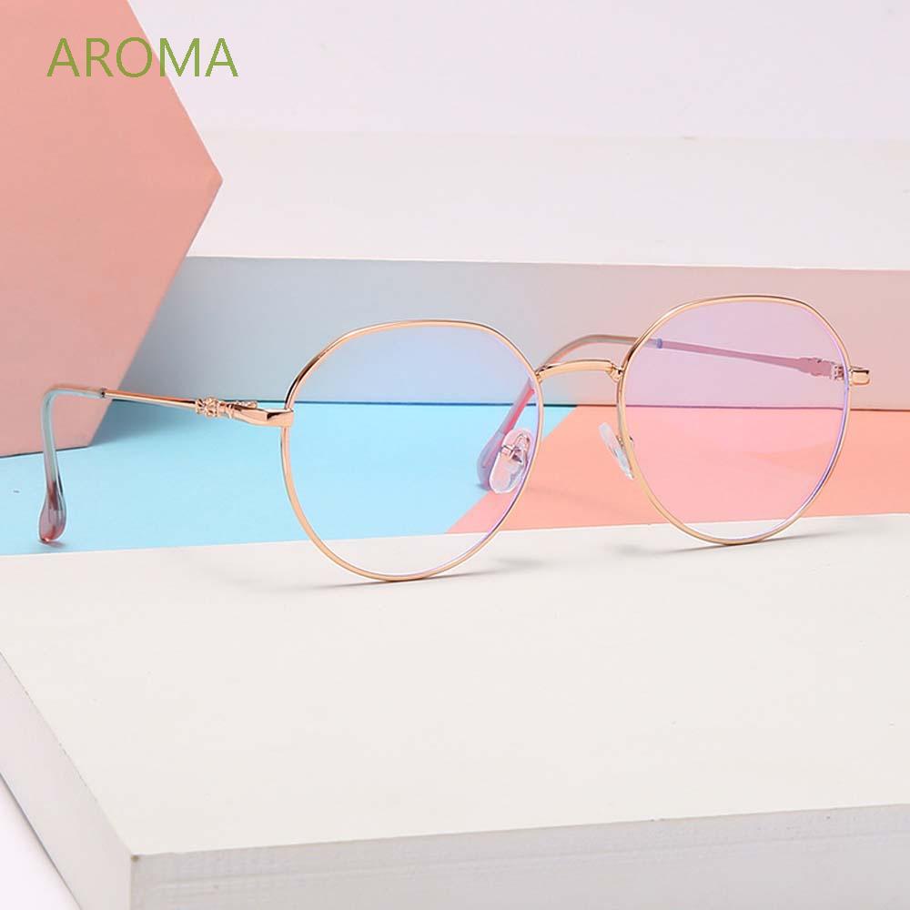 Kính đọc sách gọng kim loại chống tia cực tím nhiều màu sắc phong cách Hàn Quốc đơn giản cho nam và nữ