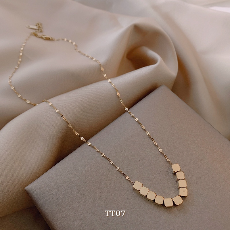 [KHÔNG ĐEN GỈ] Dây chuyền titan dành cho nữ thời trang đơn giản Annie TT07