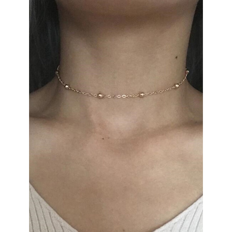 Vòng cổ đính hạt tinh tế cho nữ