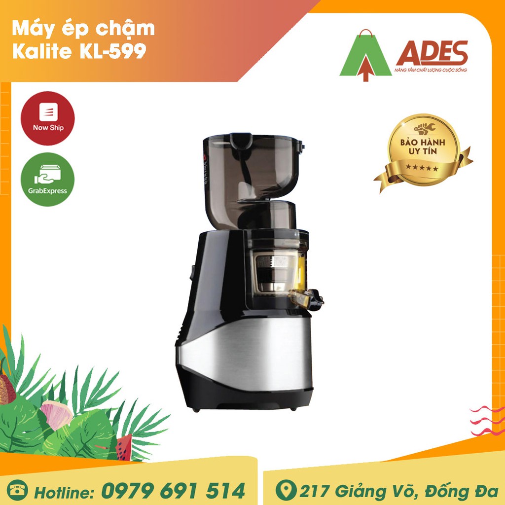 Máy ép chậm Kalite KL-599 - Chính hãng - Bảo hành 24T - NEW 2021