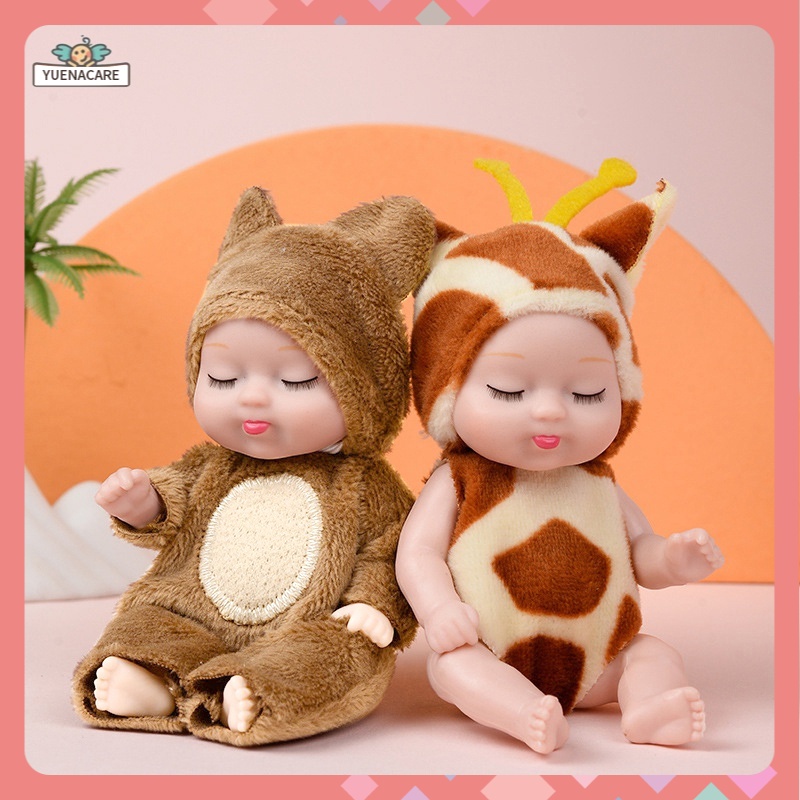 Búp bê bằng vải nhung 11*5cm dùng trang trí không gian