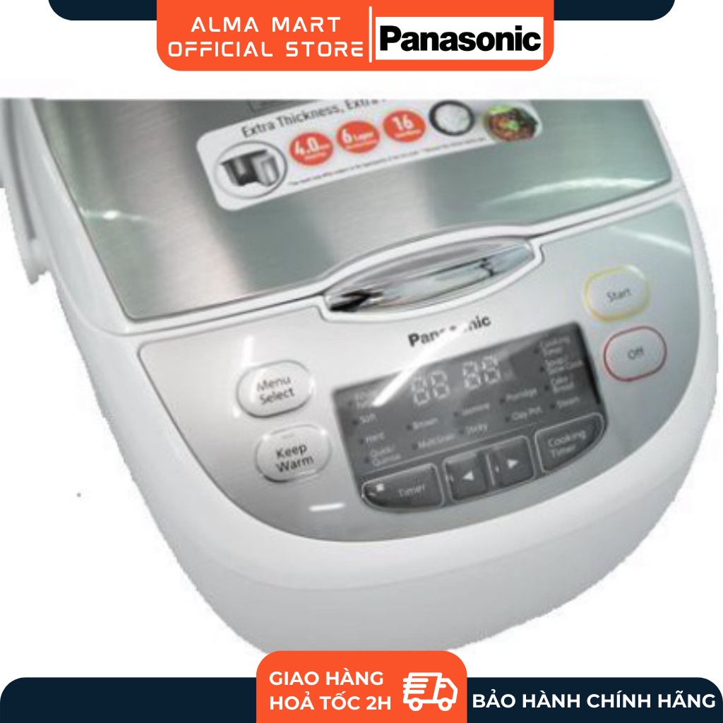 Nồi Cơm Điện Tử Panasonic SR-CX188SRA (1.8L) - Bảo Hành 12 Tháng - Hàng Chính Hãng