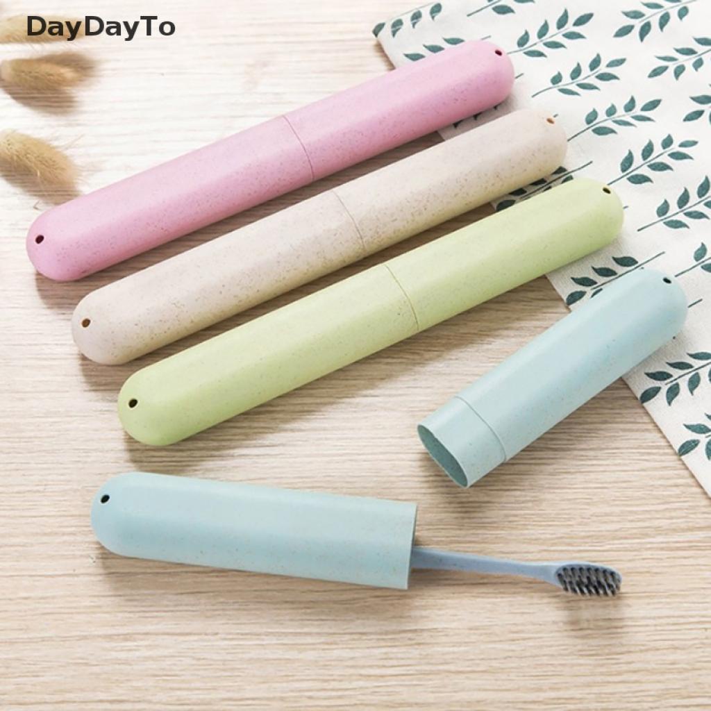 Hộp Đựng Bàn Chải Đánh Răng Bằng Rơm Lúa Mì Tiện Dụng Mang Theo Du Lịch