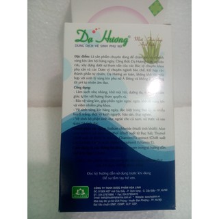 DUNG DỊCH VỆ SINH PHỤ NỮ DẠ HƯƠNG 100ML