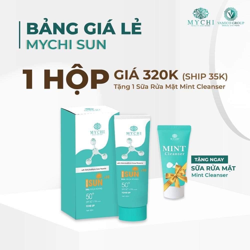 Kem Face MyChi, Tinh chất DNA ngựa hoang giúp da trắng sáng [ Tặng Sữa rửa mặt ]