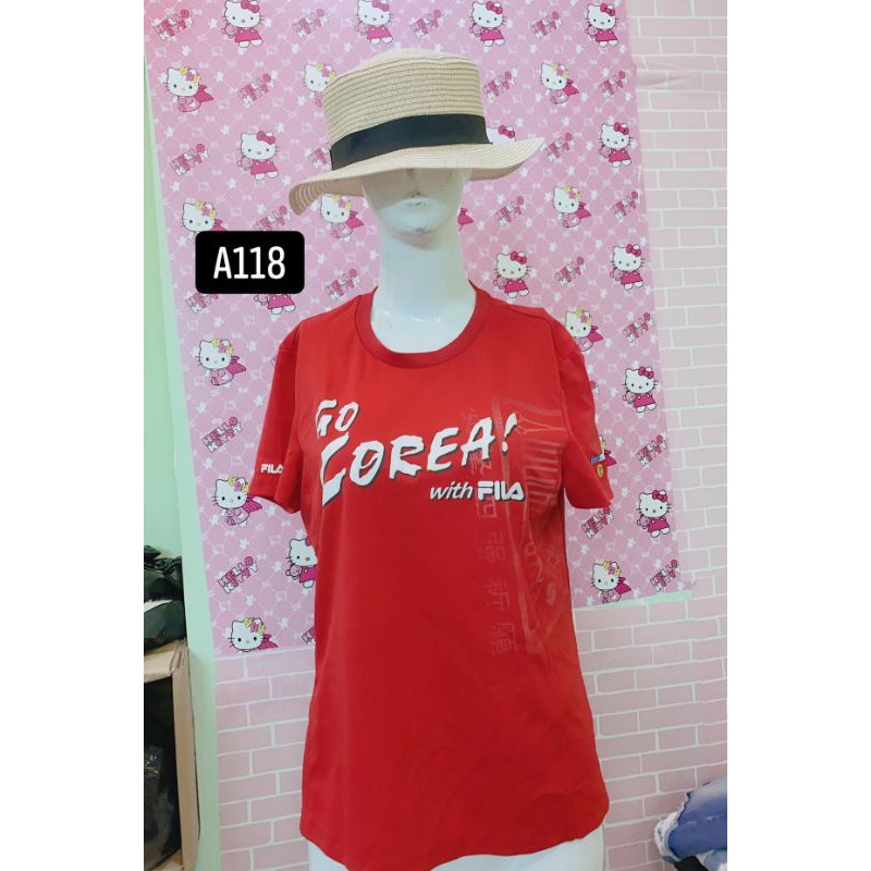 áo thun đỏ cổ tròn size M/M+. A118