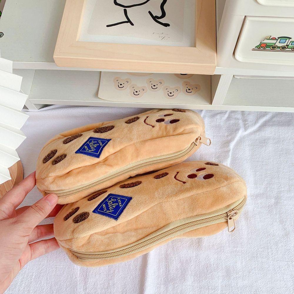 Túi Đựng Bút Hình Hạt Đậu Phộng Dễ Thương Sức Chứa Lớn Ốp