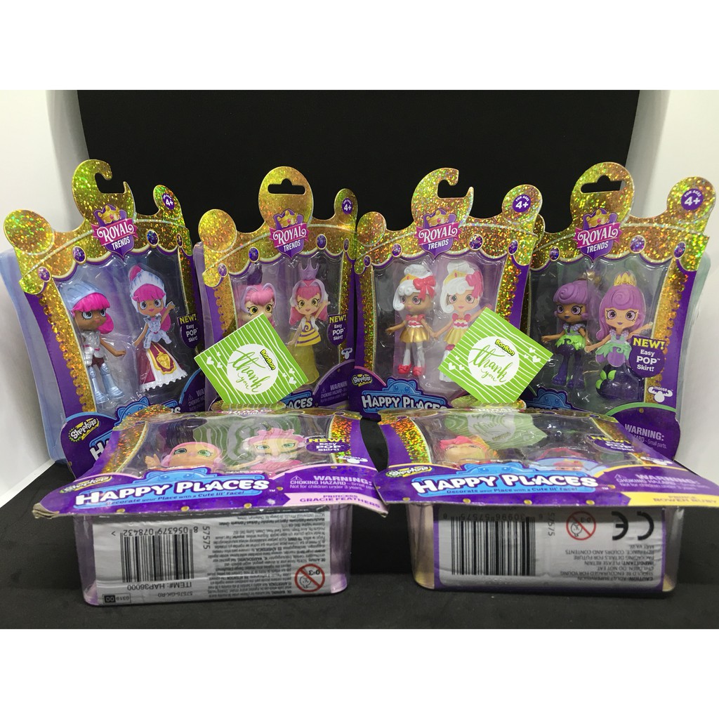 SHOPKINS HAPPY PLACES ROYAL TRENDS FULL BOX