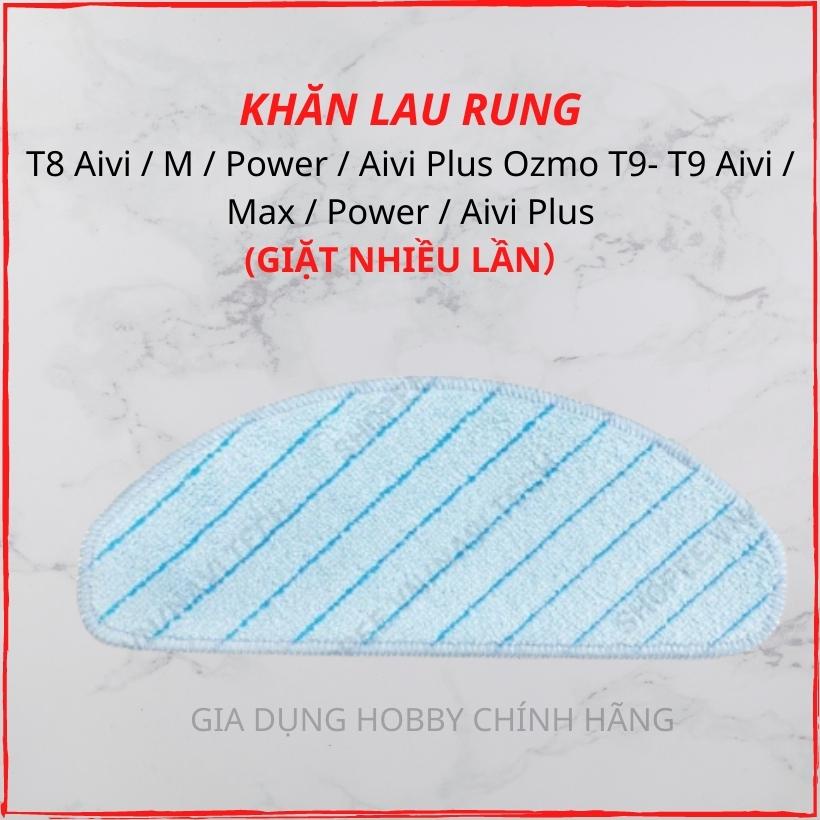Khăn Lau Rung Cho Robot Hút Bụi Ecovacs Deebot T8, T9 Aivi, Max, Power, Aivi Plus, Ozmo T8, Ozmo T9