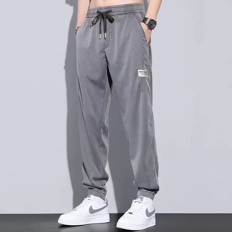 Quần Dài Thể Thao Thời Trang Mùa Hè Phong Cách Hàn Quốc Cho Nam Giới Size M-4XL