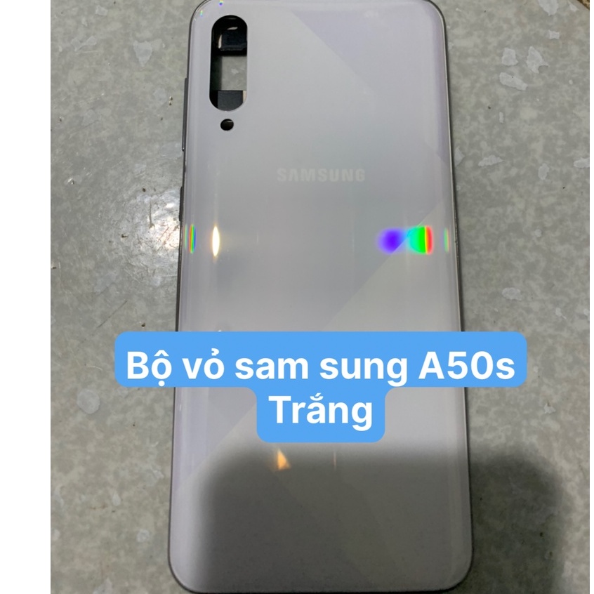 Bộ vỏ samsung A50s, bán lẻ lưng viền A50s, miếng lưng / hàng zin