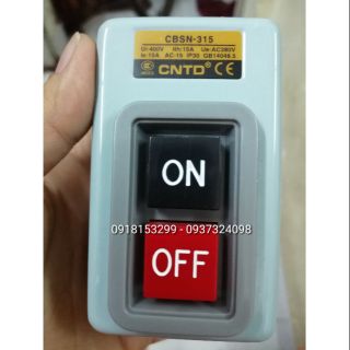 Công tắc nguồn 15A - 380v - 2.2kw- CBSN-315 cntd .