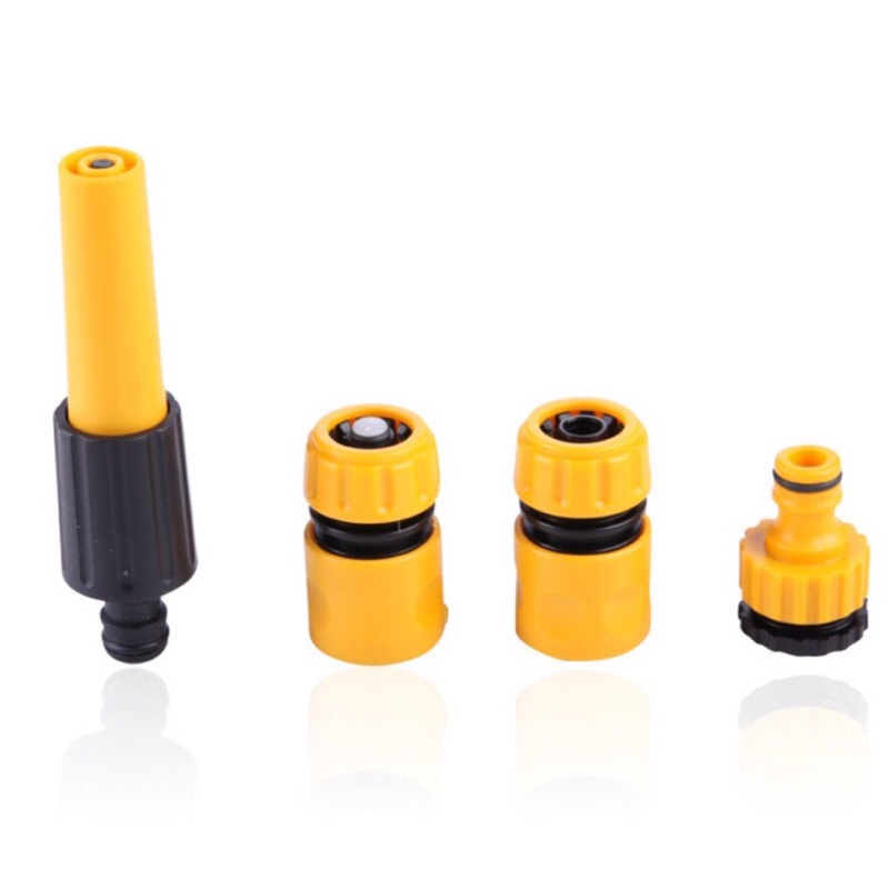 bộ vòi tưới cây rửa xe, rửa sân đa lăng 3 đầu 4 món, hàng đẹp