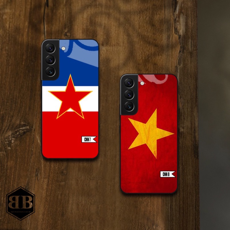 Ốp lưng kính cường lực Samsung Galaxy S22 / S22 Plus in hình theo yêu cầu