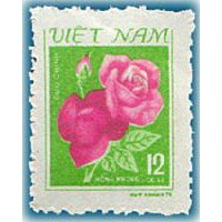 Tem sưu tập MS 369 Tem Việt Nam Hoa Hồng 1980 ( 2 tem )