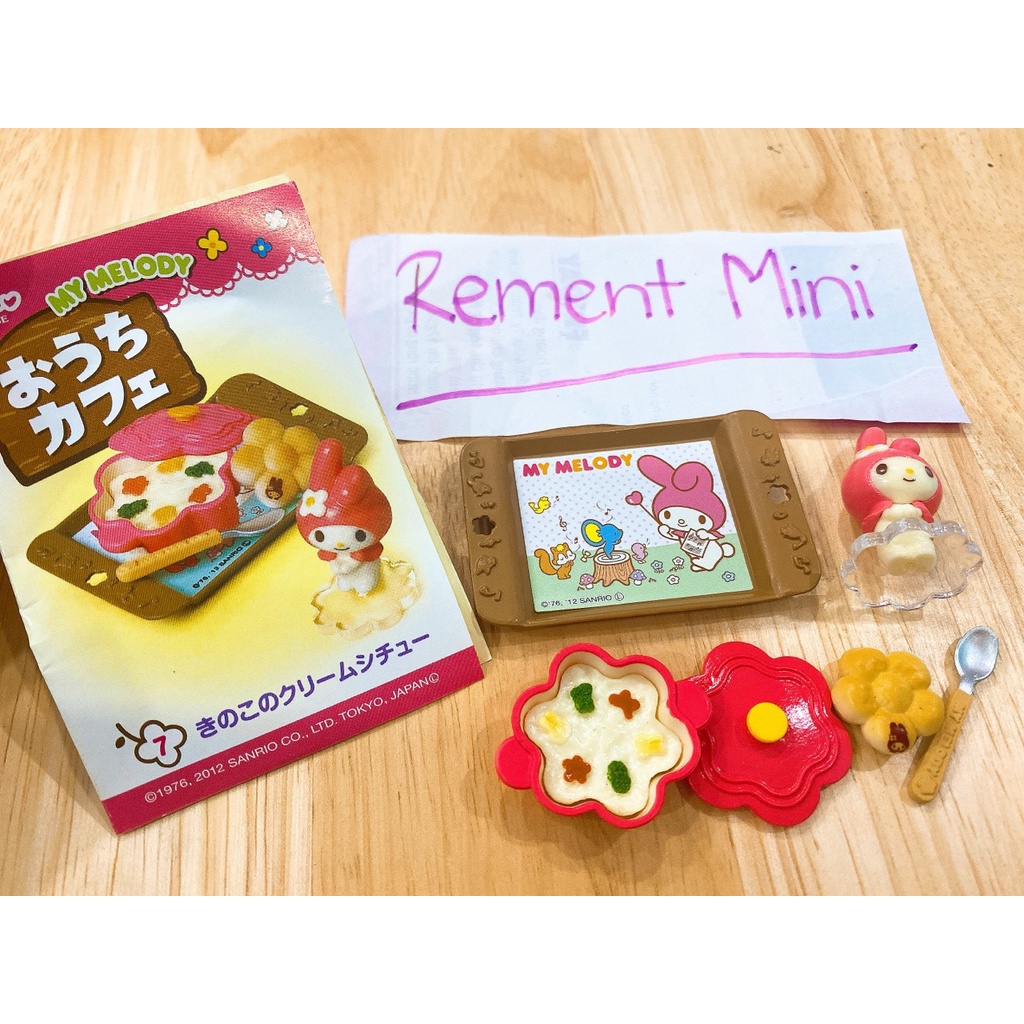 Rement đồ ăn hồng đồ chơi mini