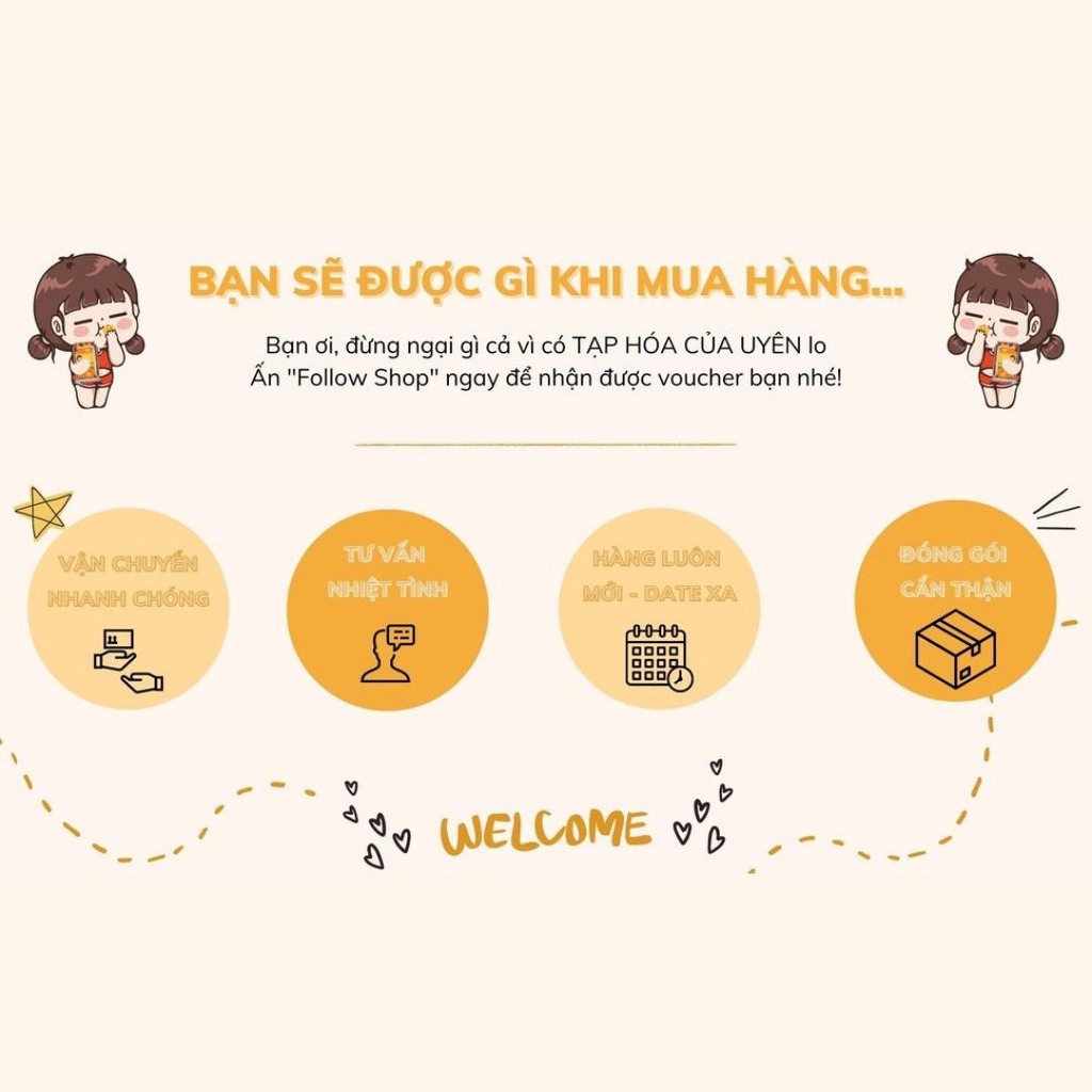 Khô Mix 3 vị (Mực xé - Mực dừa- Mực Tomyum) hũ 300gr - Đồ Ăn Vặt Của Uyên Siêu Ngon. | BigBuy360 - bigbuy360.vn