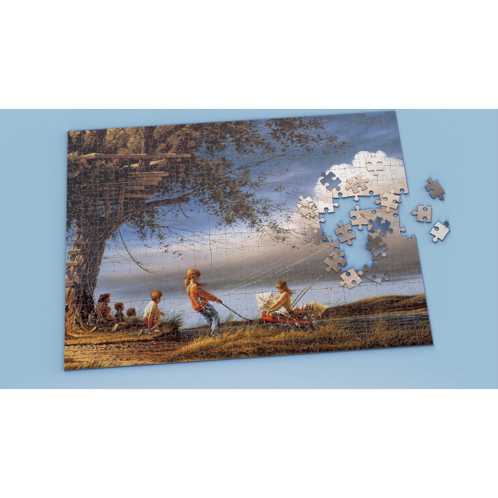 Tranh ghép hình Artistic - Tranh ghép hình OIL PAINTING - Mẫu 2 - Nhận in hình tranh ghép theo yêu cầu