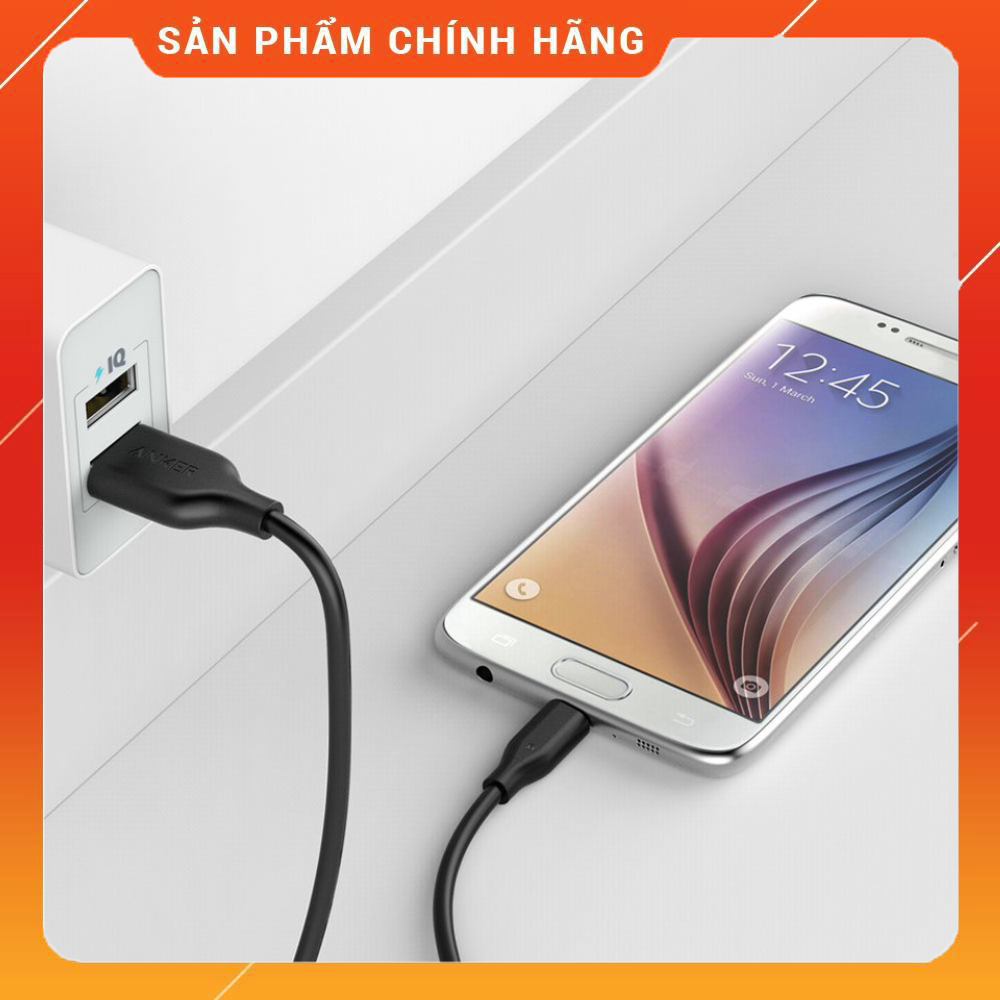 Cáp sạc ANKER PowerLine Micro USB dài 0.9m - A8132