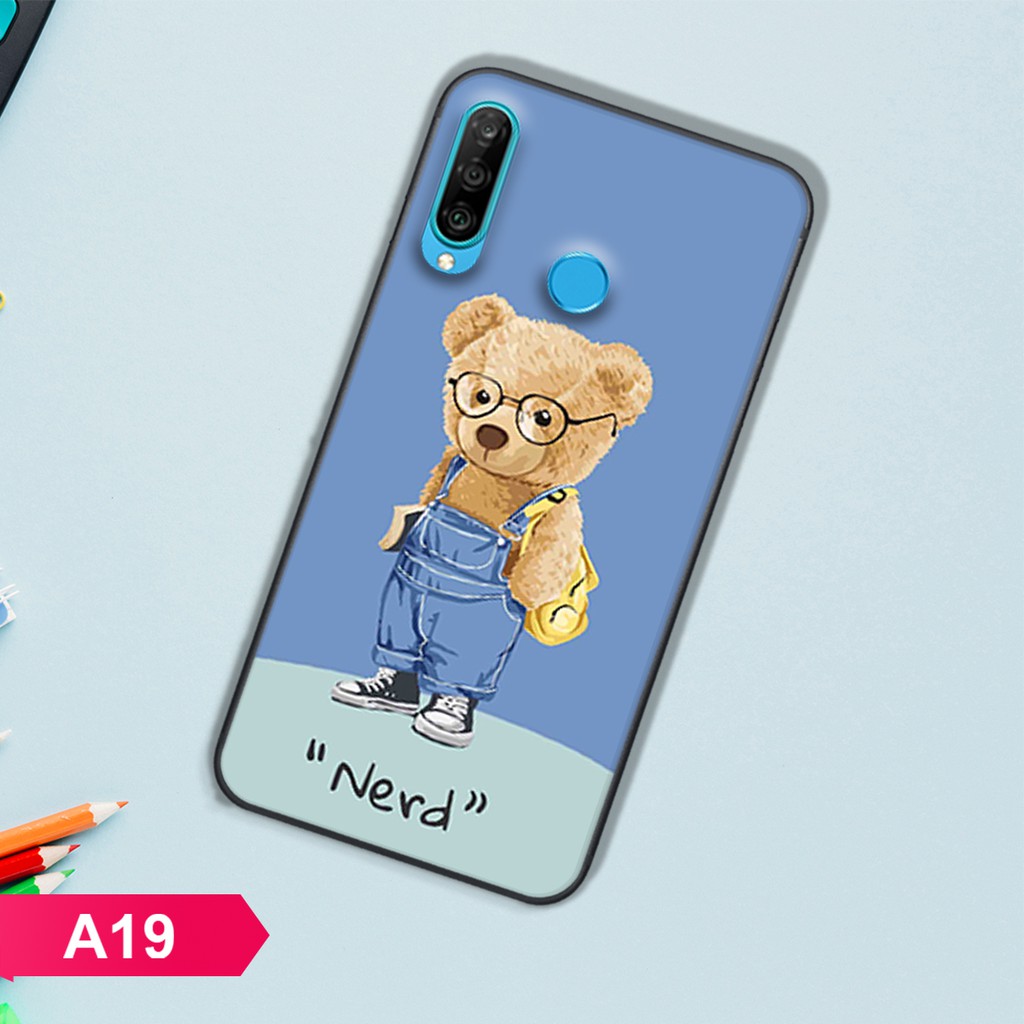 [HÀNG MỚI VỀ]ỐP LƯNG HUAWEI NOVA 4E/P30 LITE HÌNH GẤU MẬP  ĐÁNG YÊU-GIÁ CỰC SỐC