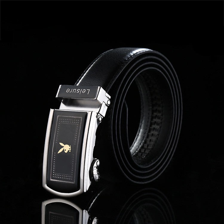 Thắt Lưng Da Nam Khóa Tự Động Cao Cấp Dây Nịt Nam Da Bò Chính Hãng Playboy Dây 2 Da May Viền 2 Bên ( GIÁ RẺ+ĐẸP) | BigBuy360 - bigbuy360.vn