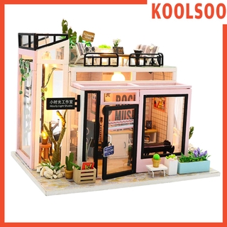 [Koolsoo] Bộ dụng cụ thu nhỏ Bộ dụng cụ thu nhỏ Quà tặng sinh nhật tốt nhất, Bộ dụng cụ xây dựng xếp hình tỷ lệ 1: 24 -