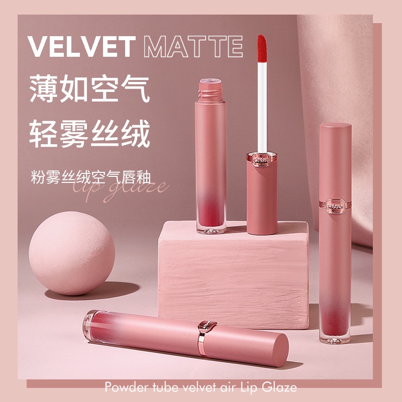 Son Môi Màu Lì Chống Nước Không Dính Ly Dành Cho Nữ Sinh