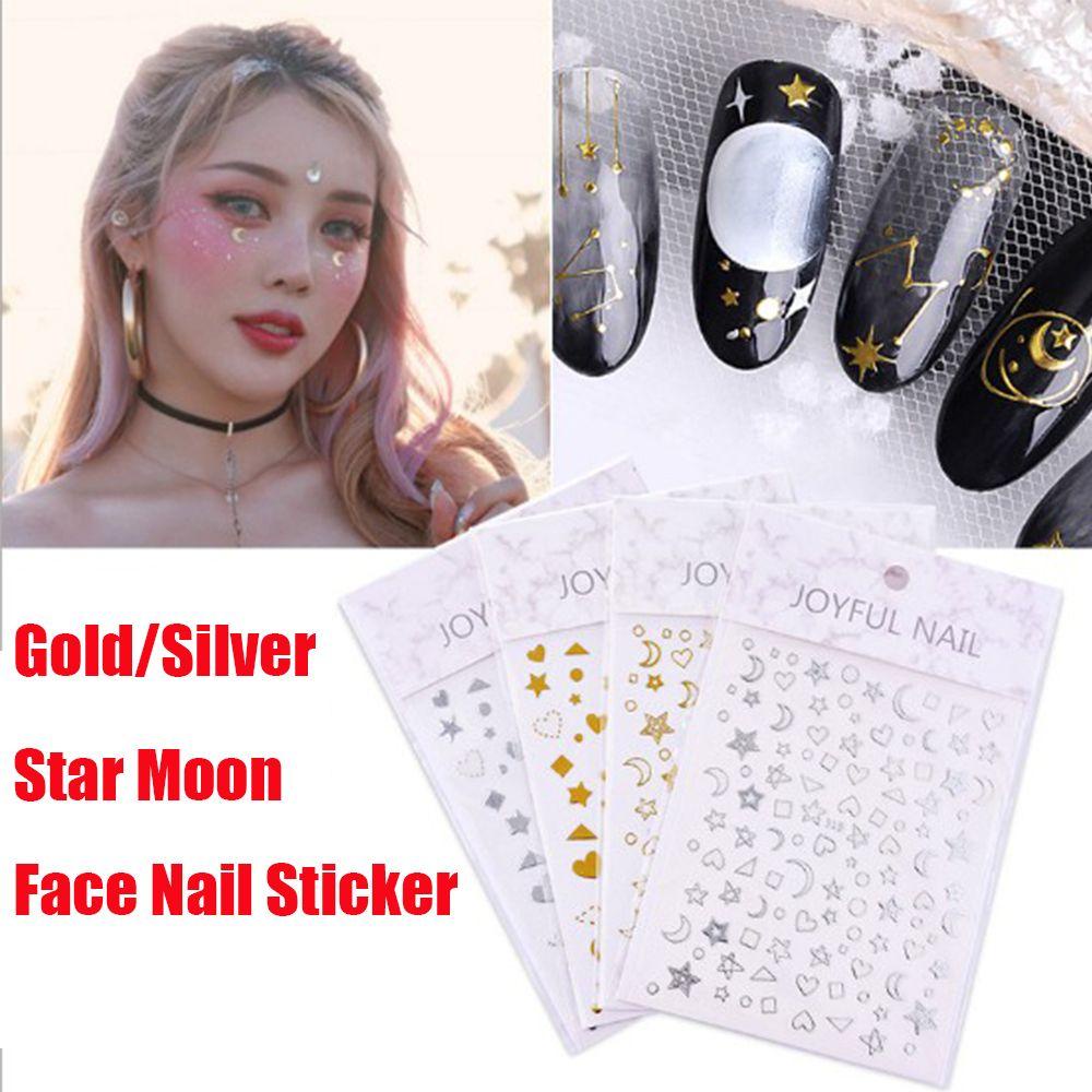 1 Tờ Miếng Dán Trang Trí Móng Tay DIY Thời Trang|Miếng Dán Trang Trí Móng Tay Hình Ngôi Sao