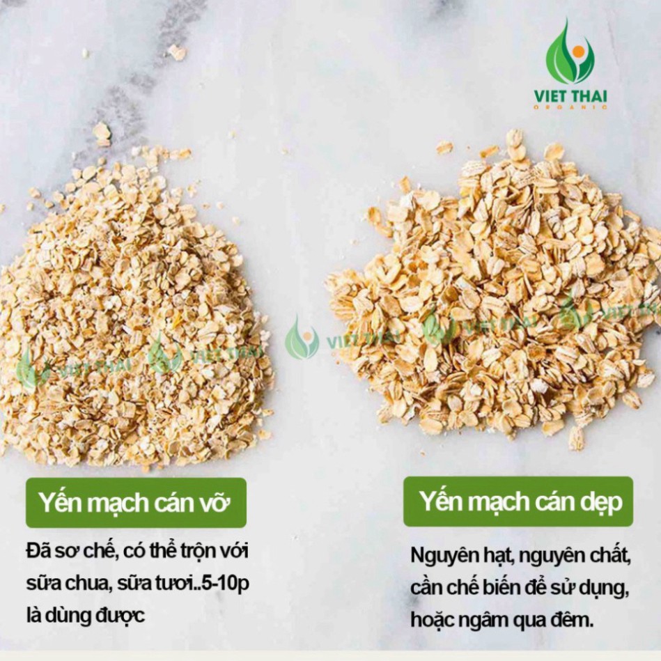 Yến Mạch Úc Tươi Giảm Cân Hữu Cơ Organic Oat 1Kg FREE SHIP Yến Mạch Giảm Cân Nguyên Chất Cán Dẹt Cán Vỡ