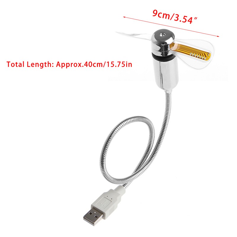 Quạt Usb Mini Có Đèn Led