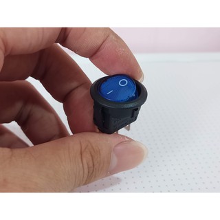 Công tắc bập bênh tròn 20mm có đèn