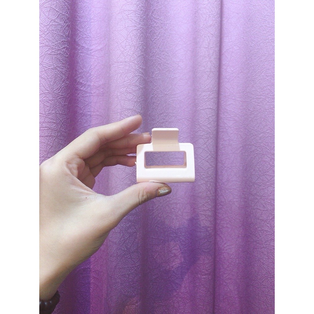 Kẹp tóc cào dáng nhỡ dạng vuông các màu cho nữ