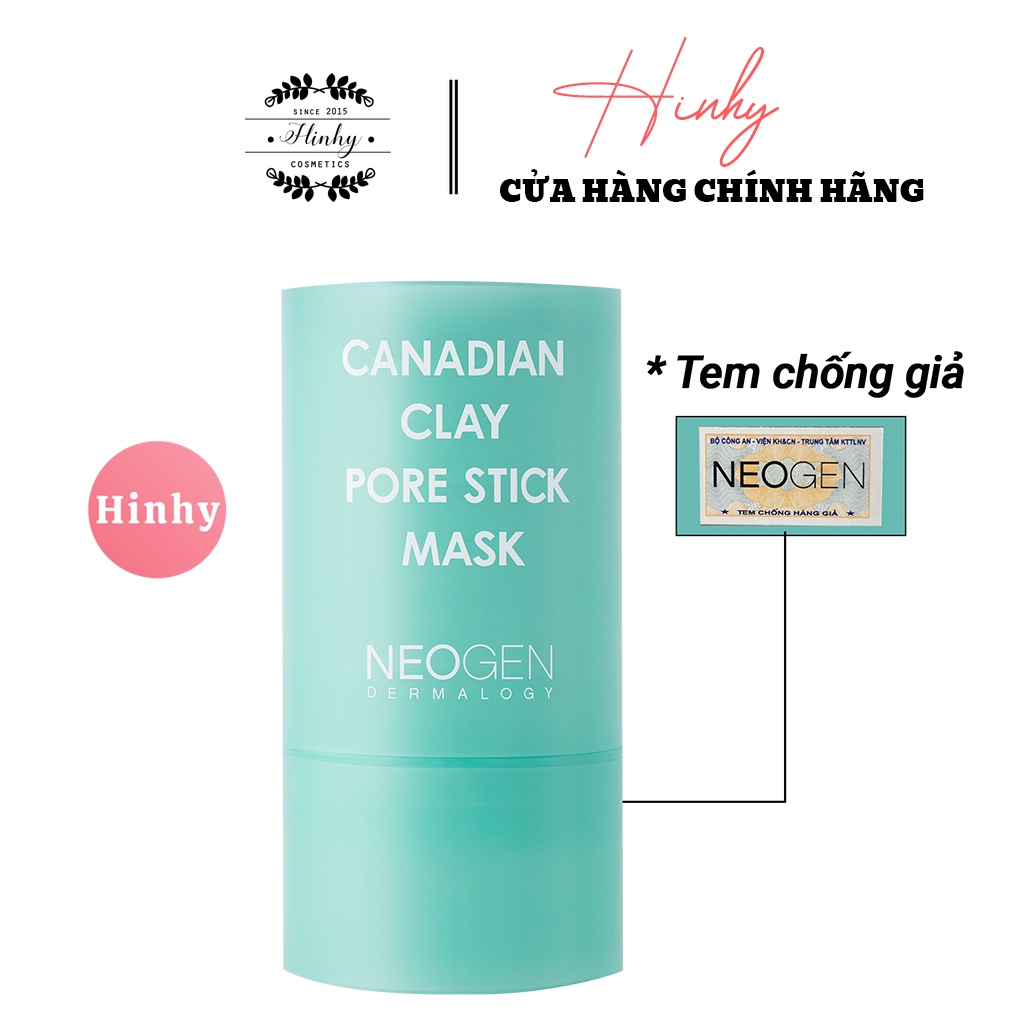 Thanh Lăn Giảm Mụn Đầu Đen Neogen Mặt Nạ Đất Sét Bùn Băng NEOGEN DERMALOGY CANADIAN CLAY PORE STICK 28G