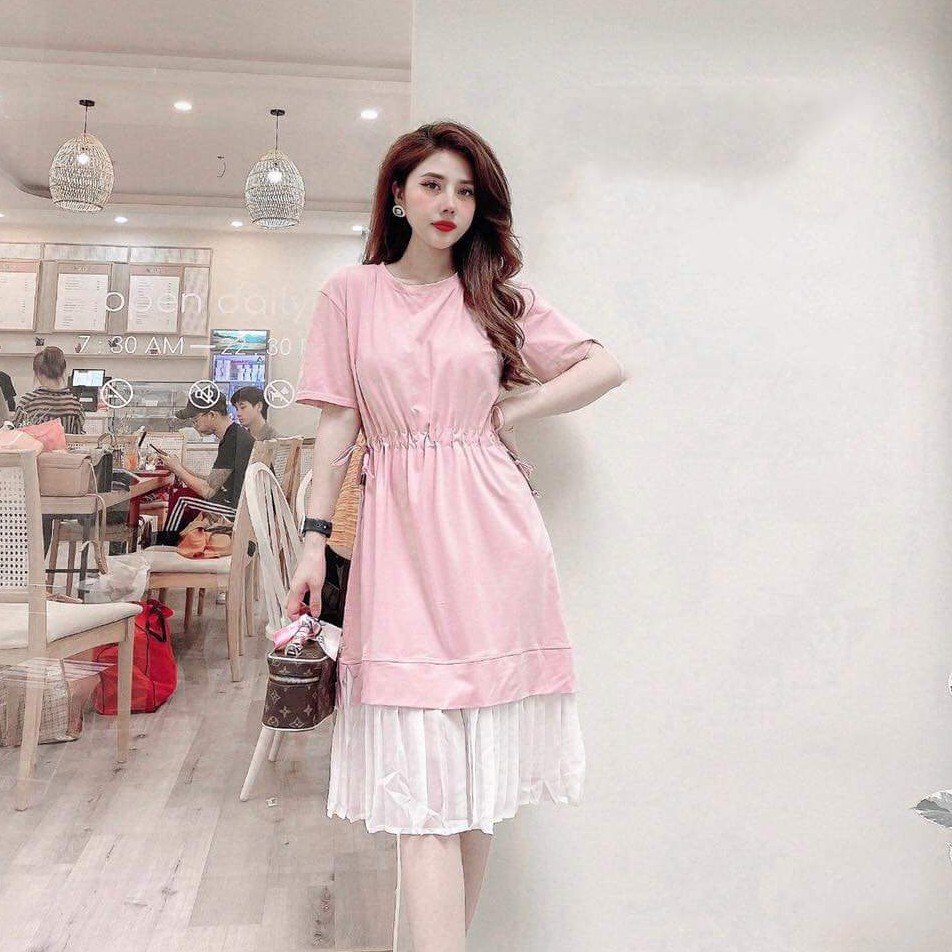 Đầm bầu thời trang thiết kế MB309 chất cotton freesize từ 45 đến 70kg