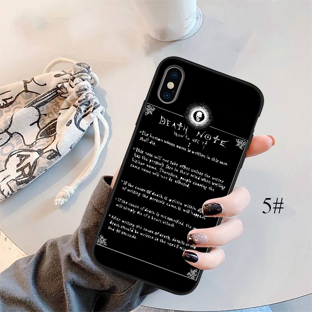 Ốp Điện Thoại In Hình Ryuk kira Death Note Cho iPhone 13 12 Pro Max Mini XS Max X HH70