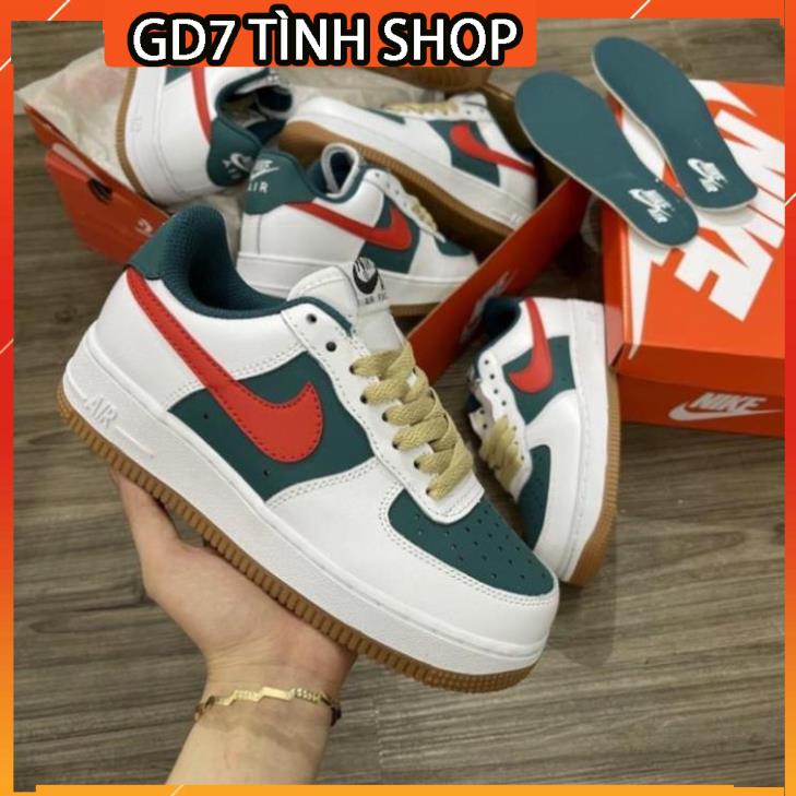 🎁Video+Ảnh Thật 🎁 Giày AF1_Nike gucci, Giày AF1 air force GC xanh đỏ nam nữ cao cấp siêu hot hit 2021