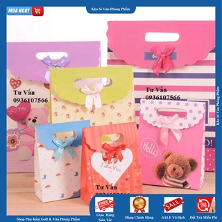 Túi giấy đựng quà có nắp A5 - CAO CẤP