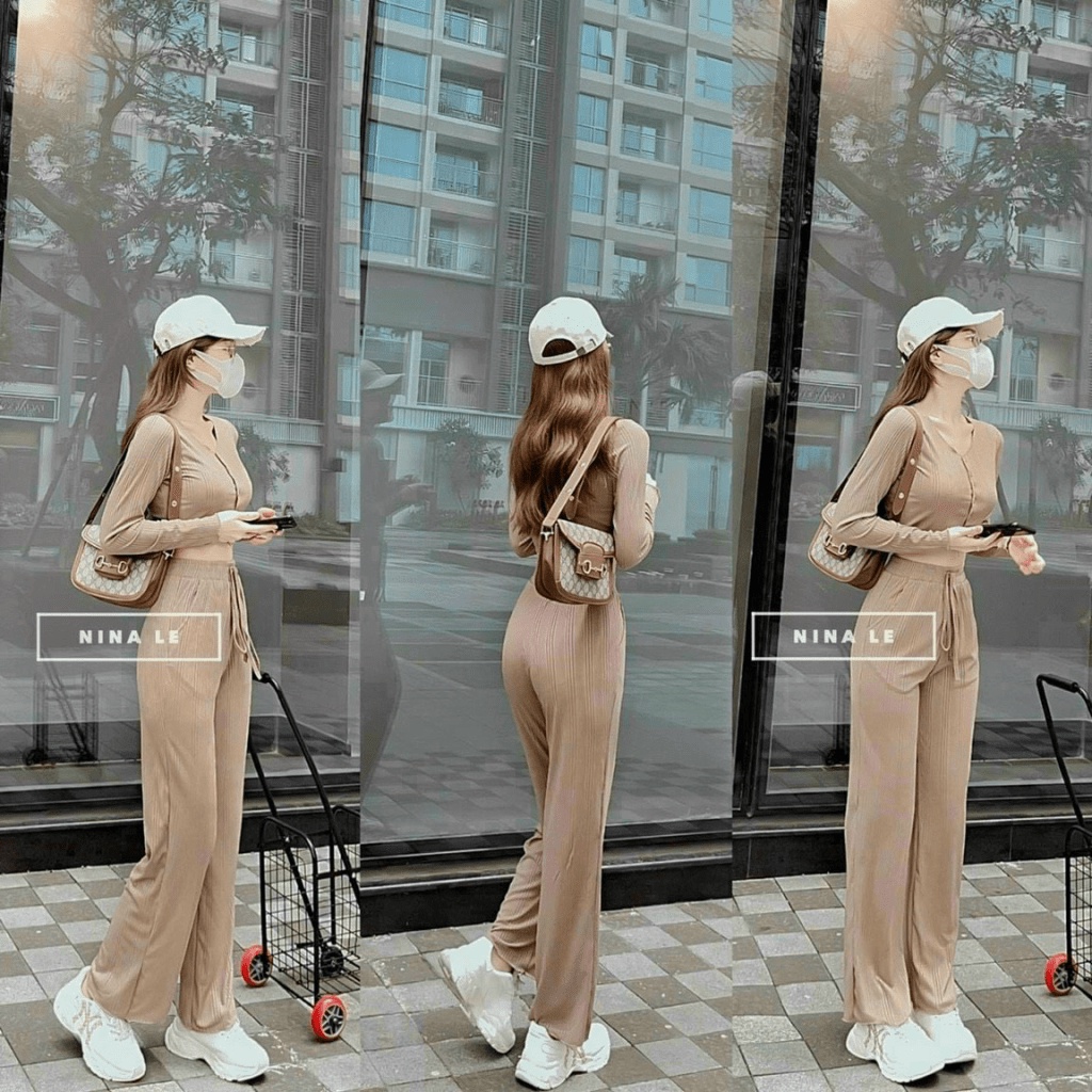 (FREE SHIP) SÉT NỮ CHẤT THUN GÂN DÀI TÔN DÁNG NÓNG BỎNG CHO CÁC NÀNG HHP SHOP