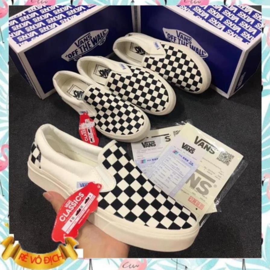 shopgiaykiencuongVIDEO -ẢNH THẬT] Giày 𝐕𝐀𝐍𝐒 Vaul Caro, van dán  buộc dây fog Vaul Old Skool Đen Cực Hot 2022