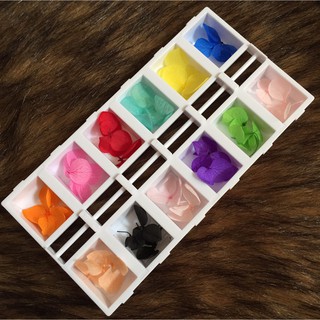 Khay hoa khô hoa lụa cánh to cánh nhỏ chăm sóc trang trí móng chọn lẻ hũ An binh nails