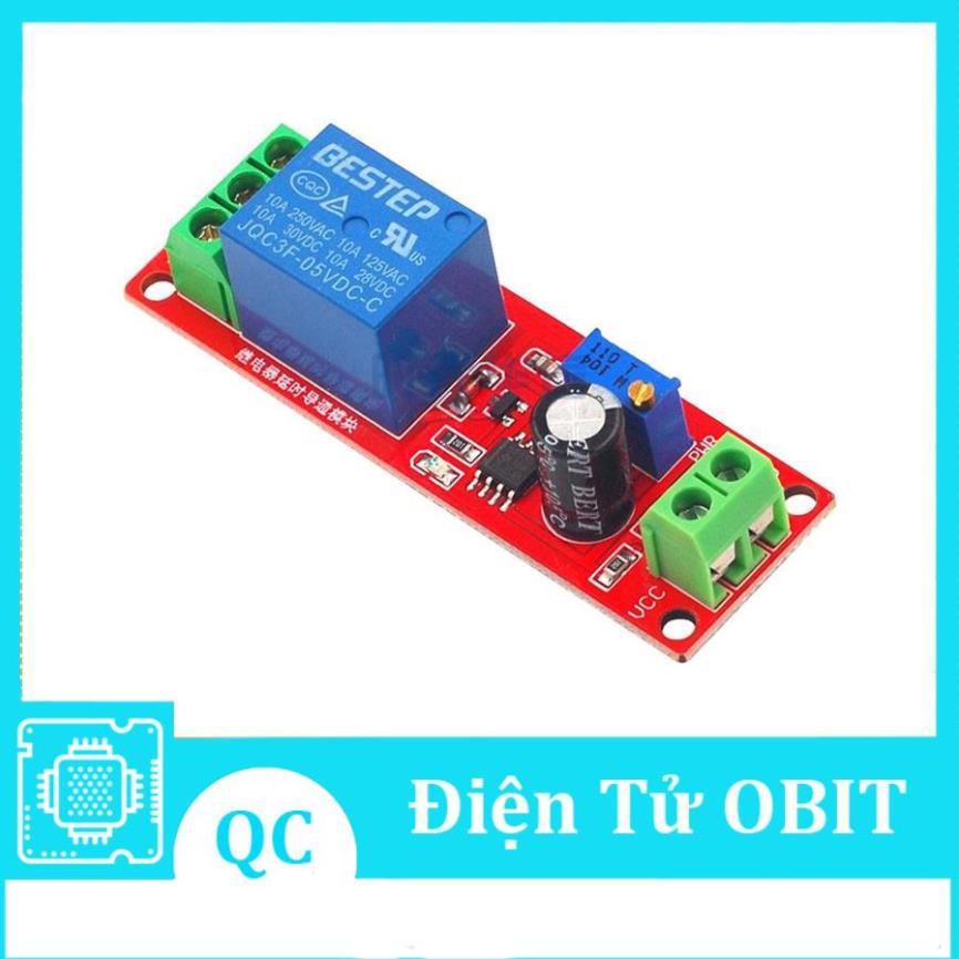 Mạch Tạo Thời Gian Trễ Đóng Ngắt Relay NE555 - 12V