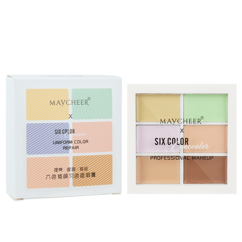 Bảng phấn che khuyết điểm Maycheer gồm 6 tông màu | BigBuy360 - bigbuy360.vn