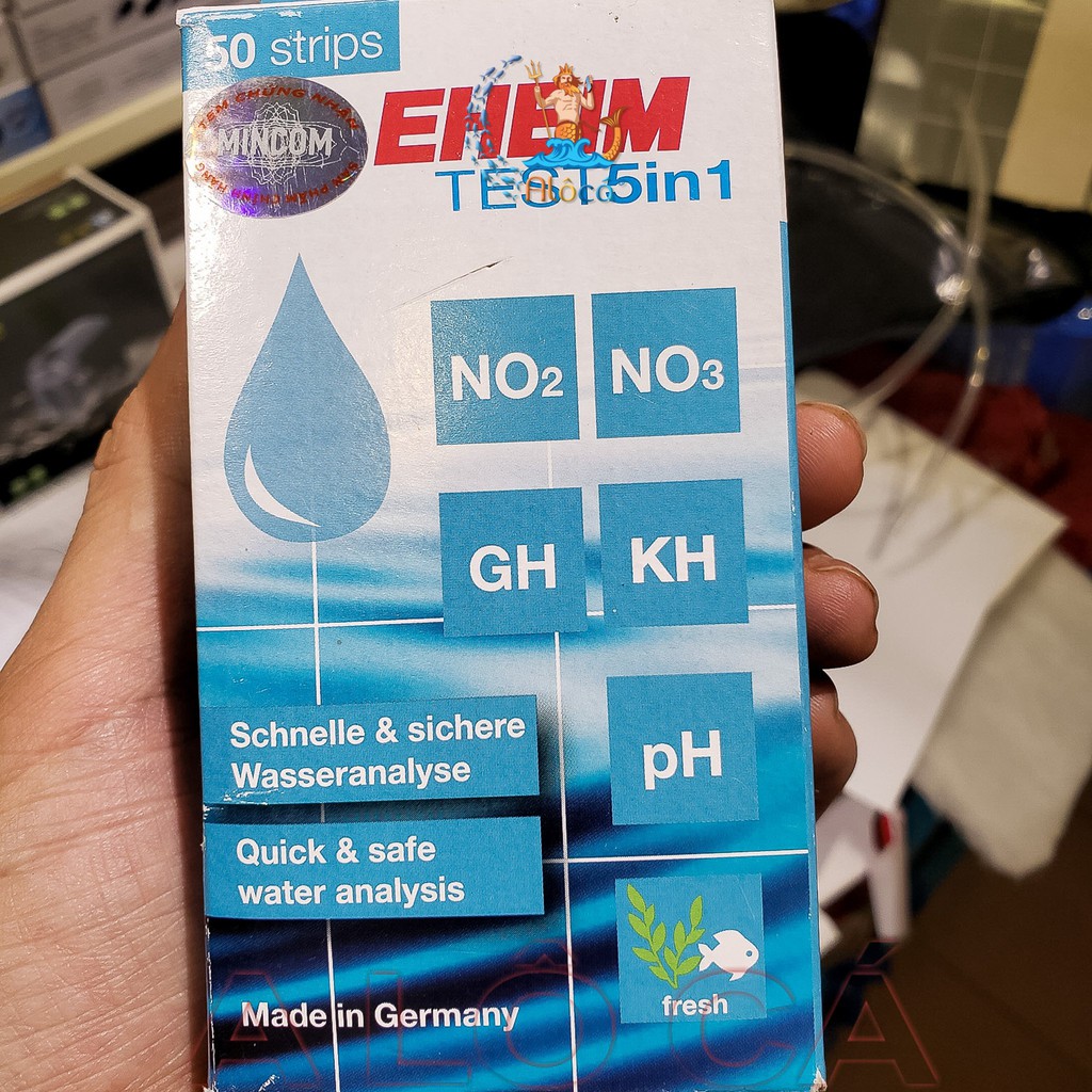 Bộ Test 5 chỉ số nước chính hãng EHEIM của Đức cho bể cá cảnh