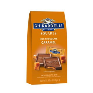 Socola cao cấp Ghirardelli Chocolate Squares Dark Chocolate vị Caramen 151g
