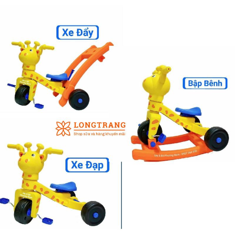 Xe bập bênh đa năng 3trong1